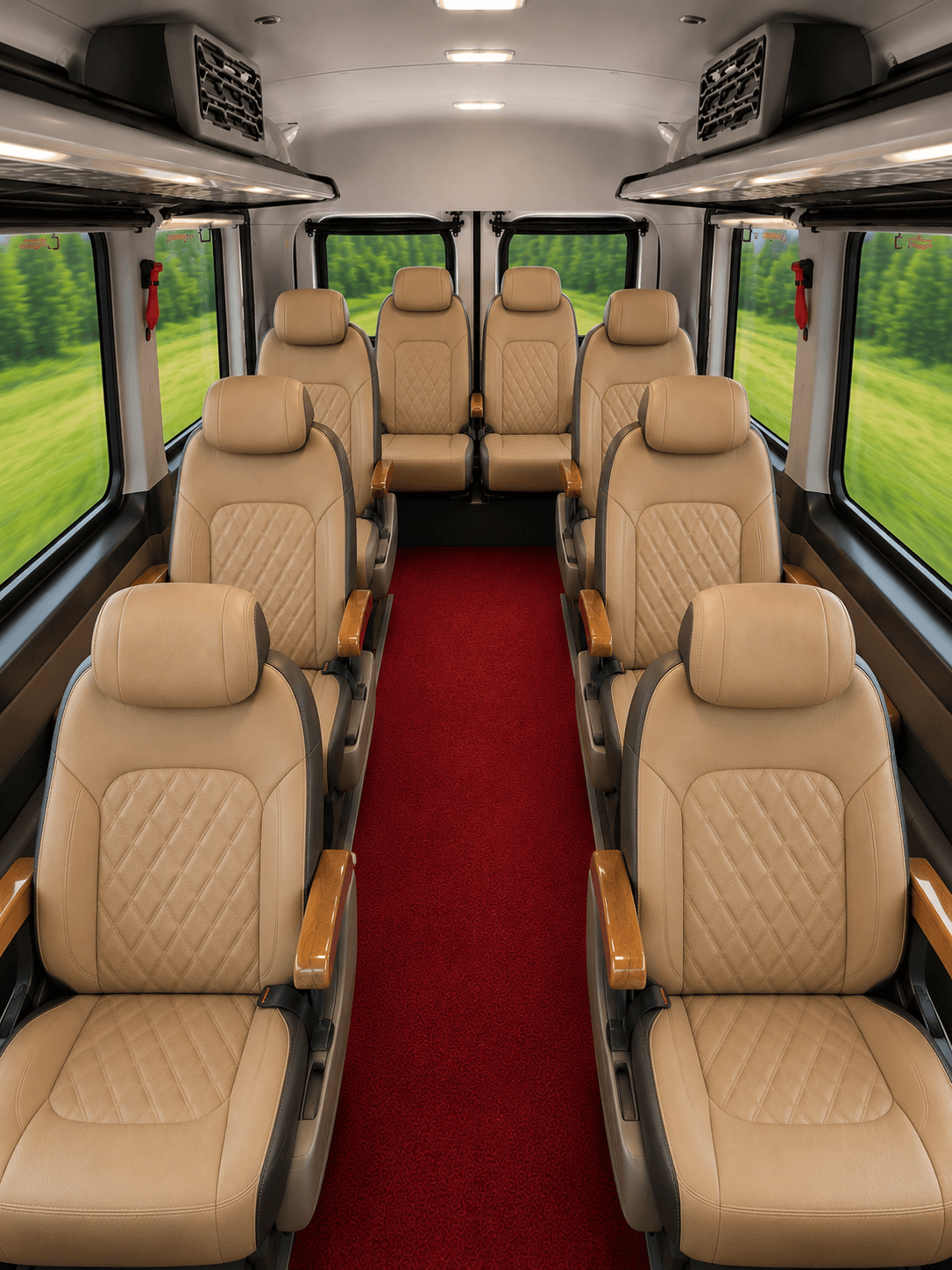 Force Urbania 10 Seater interior