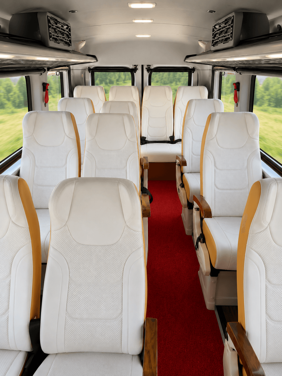 Force Urbania 12 Seater interior